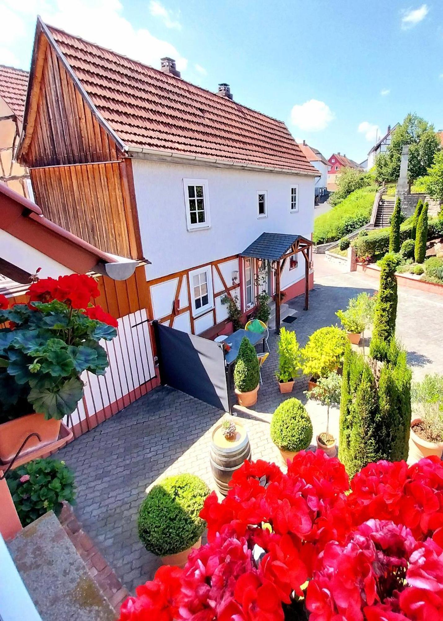 Hof Eckens - Ferienhaushaus Marie In Wildeck Bosserode Villa Buitenkant foto